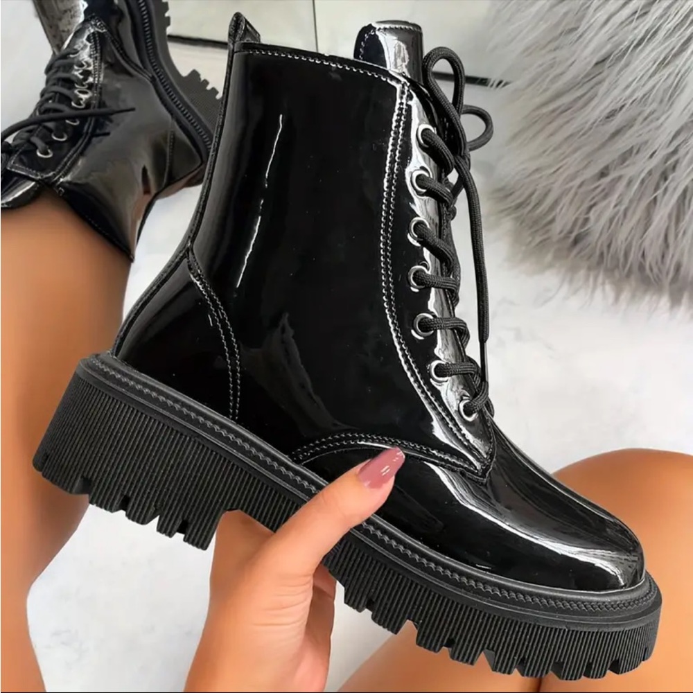 Platform Combat Boots